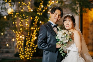 色のメリハリをつけて｜色打掛＆ウェディングドレス◇スタジオ◇イルミ