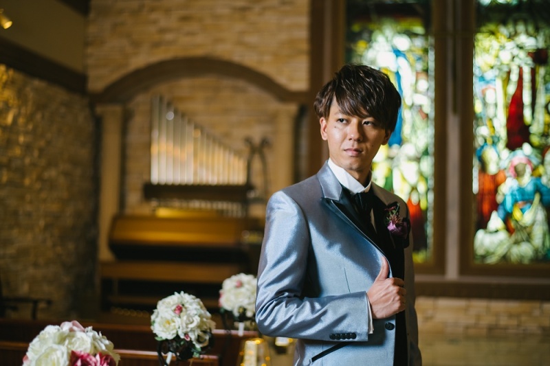 ご新郎様ソロショット♡