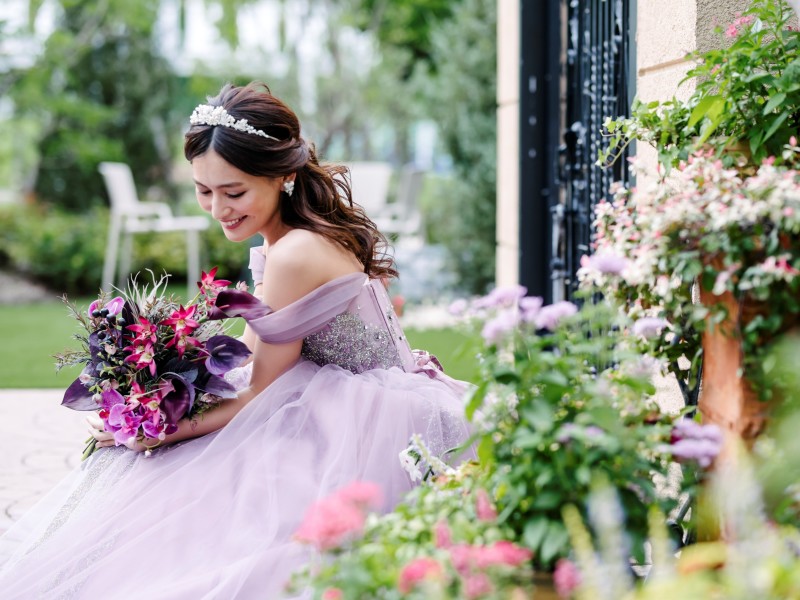 カラードレスへチェンジ