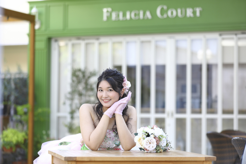 ドレスに合わせて選べる小物