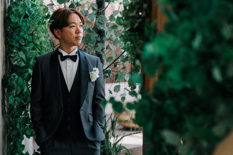 ご新郎様ソロショット！