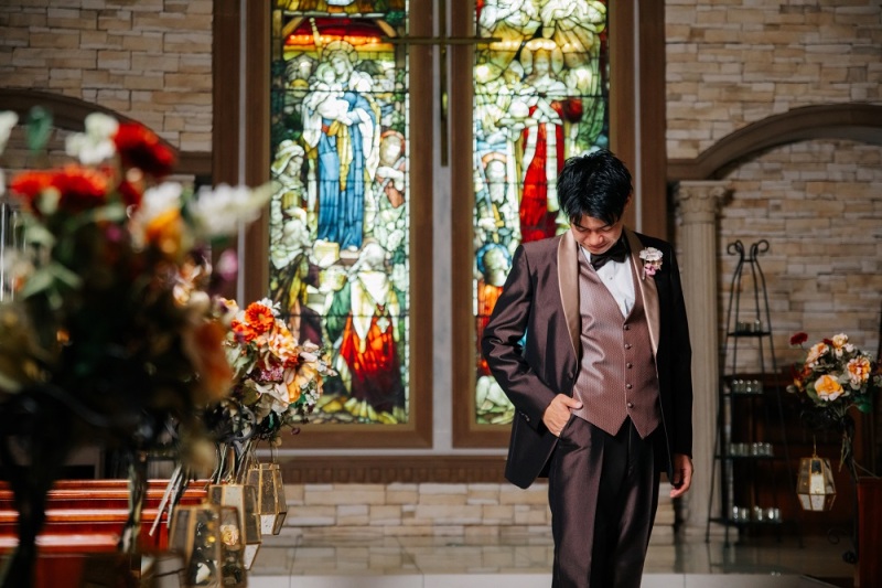 ご新郎様ソロショット☀