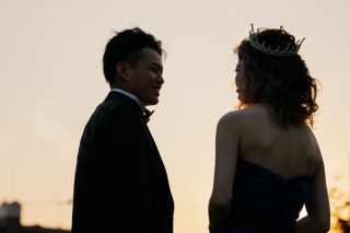 ナチュラルフォトウェディング｜ウェディングドレス×カラードレス｜スタジオ