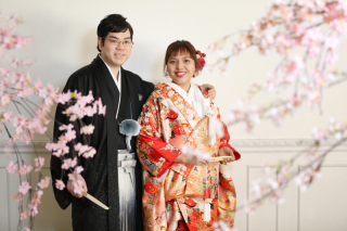 色打掛&ウェディングドレス◇スタジオ撮影