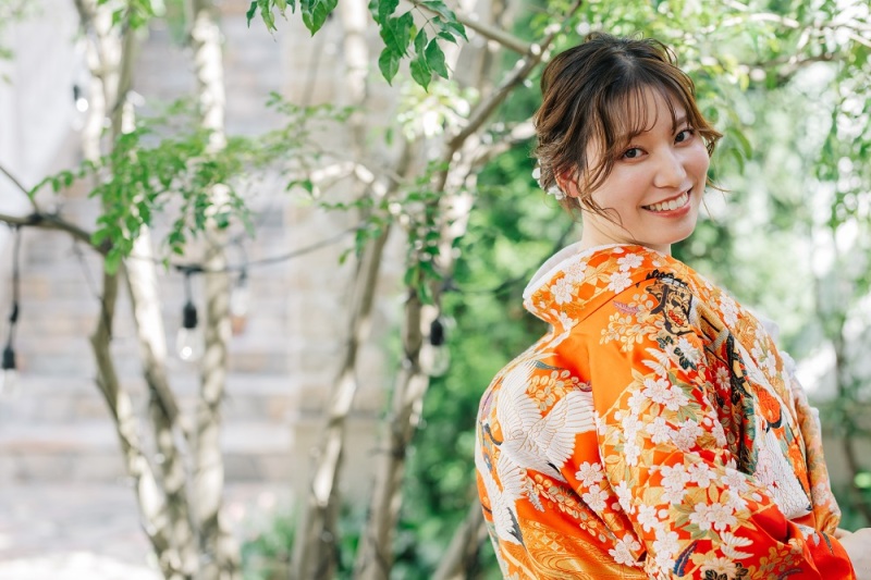 ご新婦様振り向きショット♡