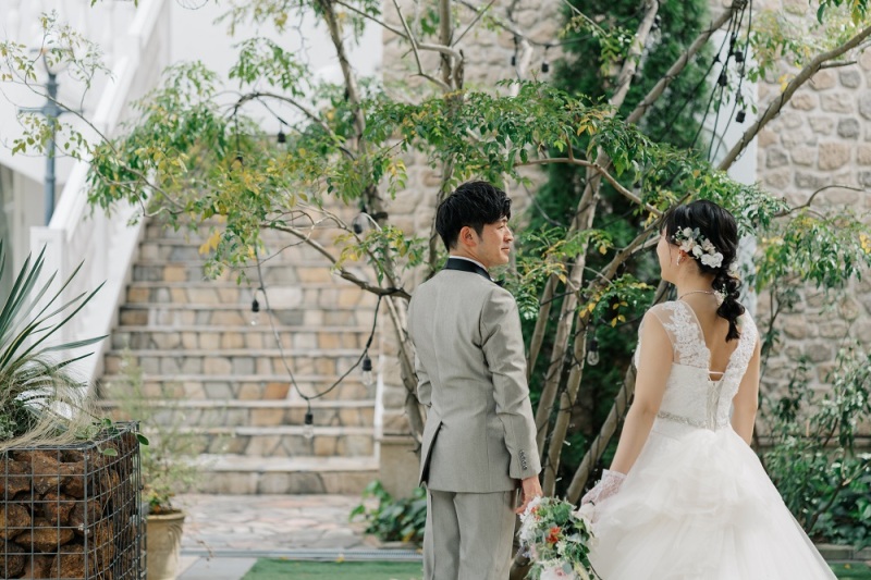 おふたりの後ろ姿も残しておきたい!