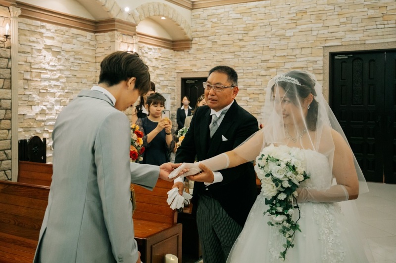 お父様からご新郎様へ...