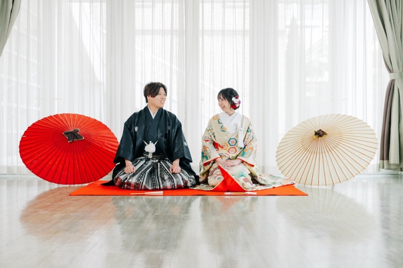 披露宴会場にて