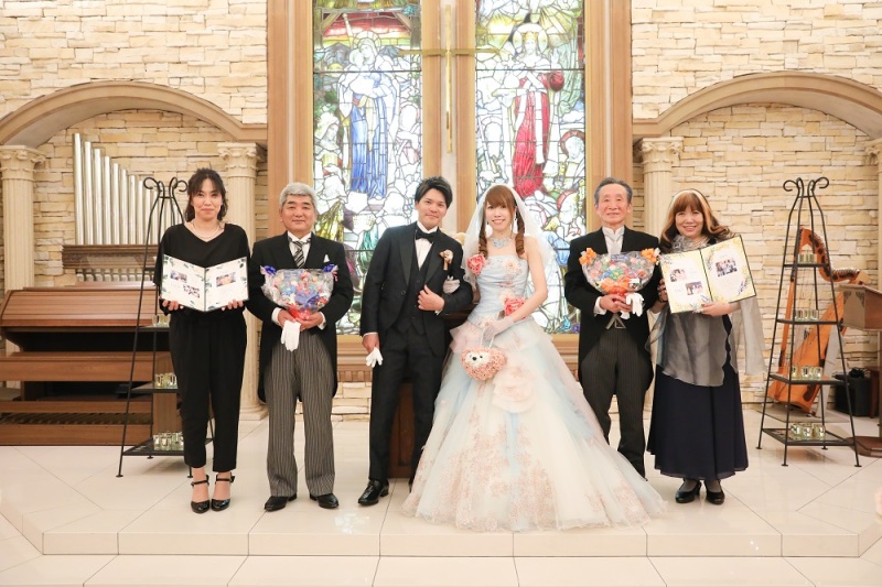 カラードレス◇スタジオ撮影　挙式風セレモニー