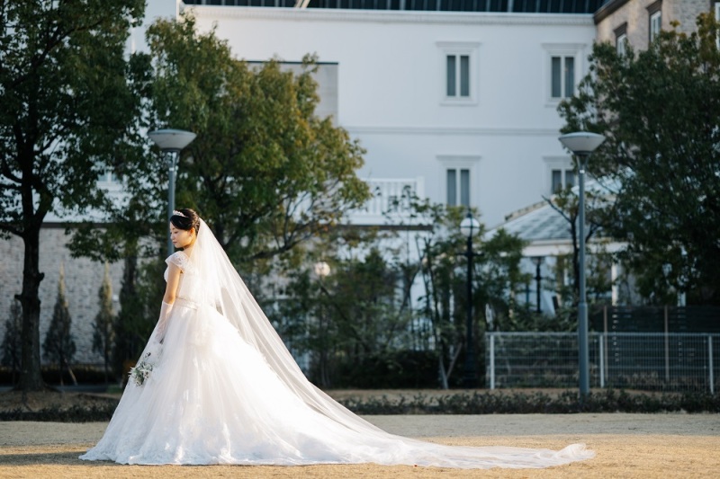 余白を活かしたショット