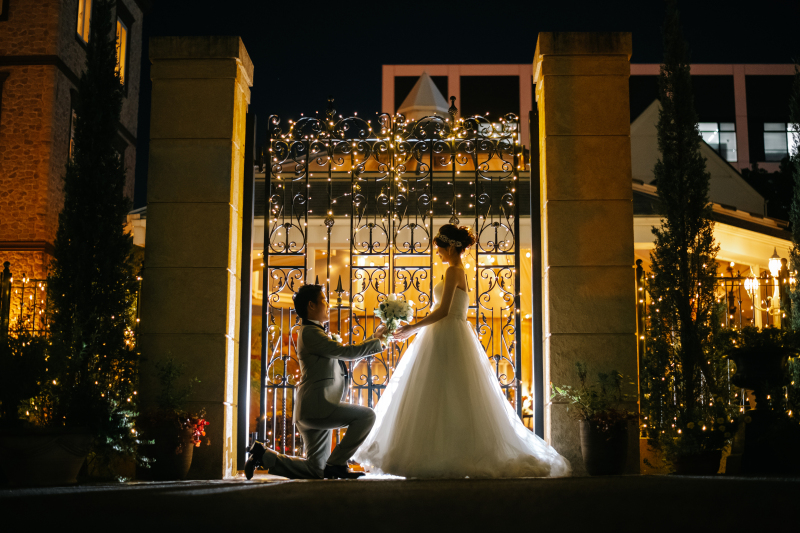 イルミネーションをバックに・・・✷