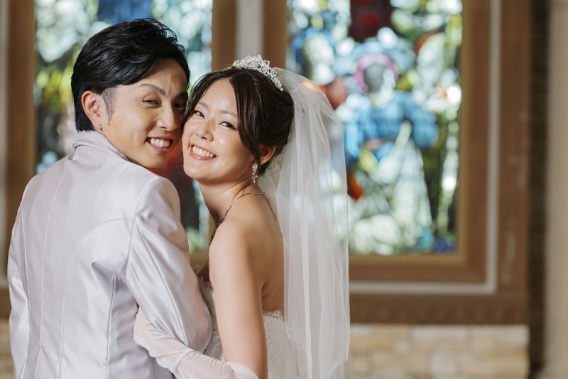 お顔をくっつけて...