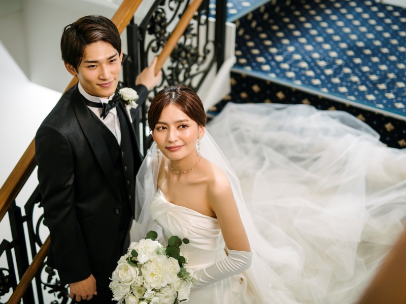 階段での素敵なショット