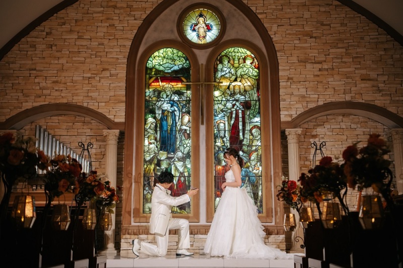 プロポーズ風ショット