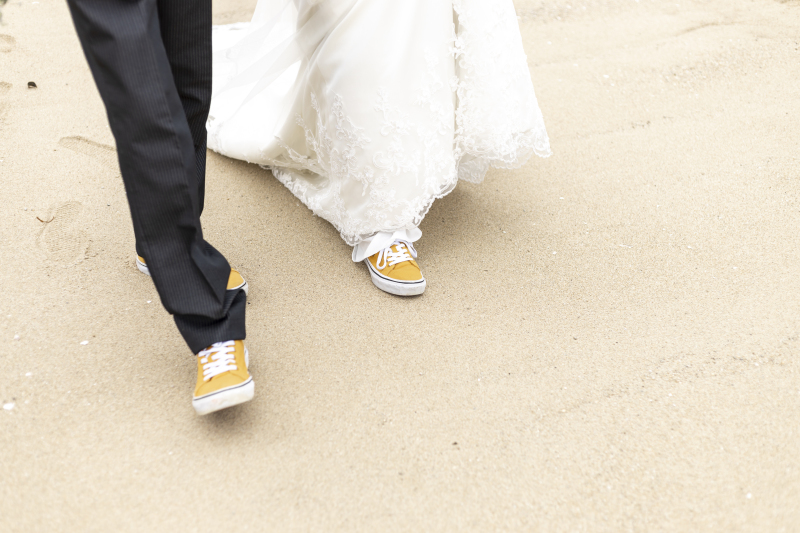 おそろいのシューズ