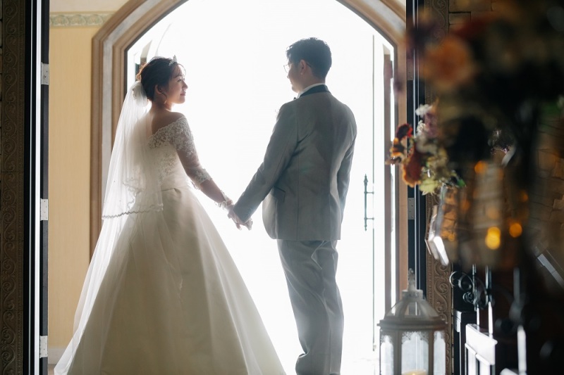 チャペルから出ると...