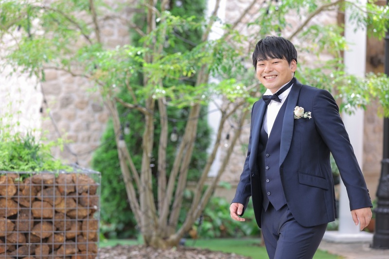 ご新郎様ソロショット