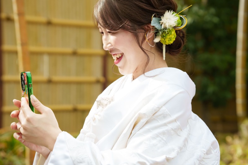 無邪気に撮り合い♪