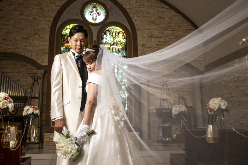 ロングベールを使って