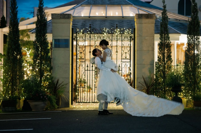 ご新郎様にだっこされて♡