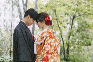 色打掛×ウェディンドレス×カラードレス◇スタジオ撮影