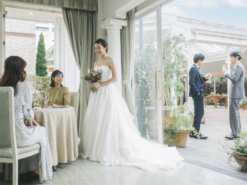 PHOTO WEDDING FLEUR_会食ができる
