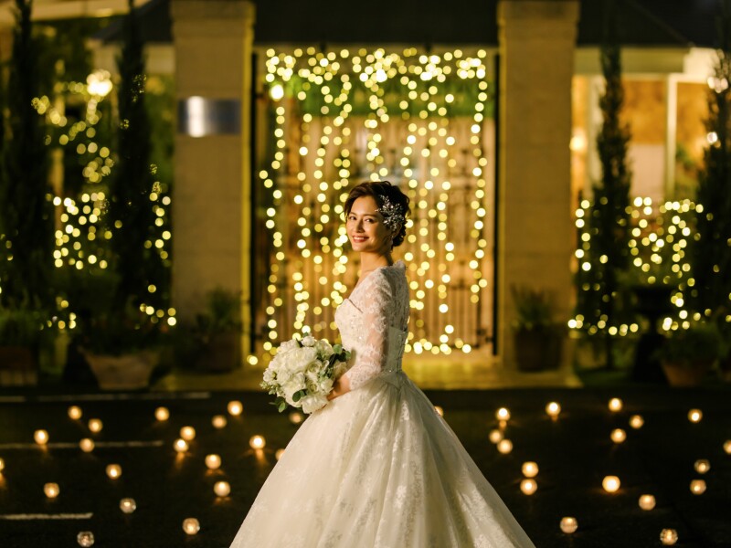 PHOTO WEDDING FLEUR_ガーデンで撮影できる