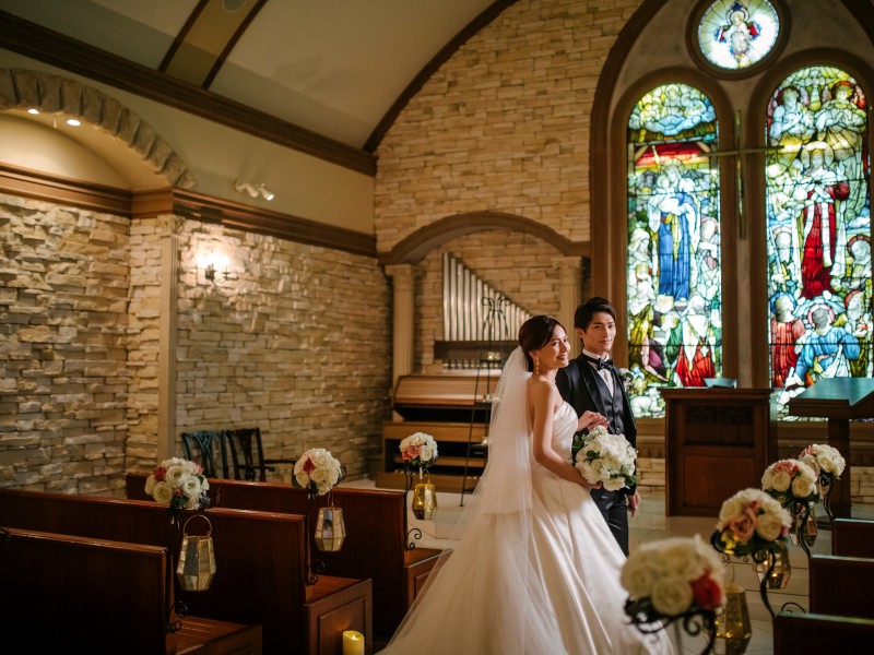 PHOTO WEDDING FLEUR_チャペルで撮影できる