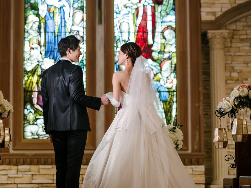 PHOTO WEDDING FLEUR_チャペルで撮影できる