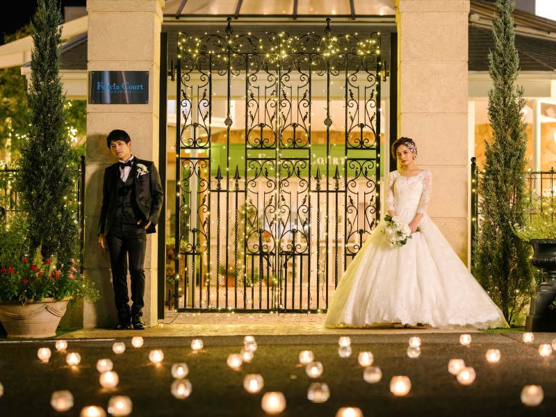 PHOTO WEDDING FLEUR_ガーデンで撮影できる