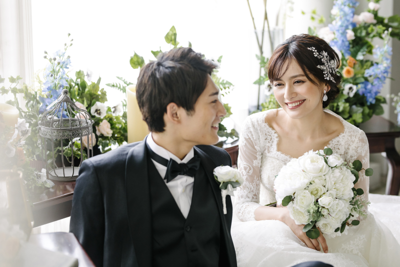 《前撮り限定特典付き》洋装1着/スタジオ◇50カット全データ&ウェルカムボード付き