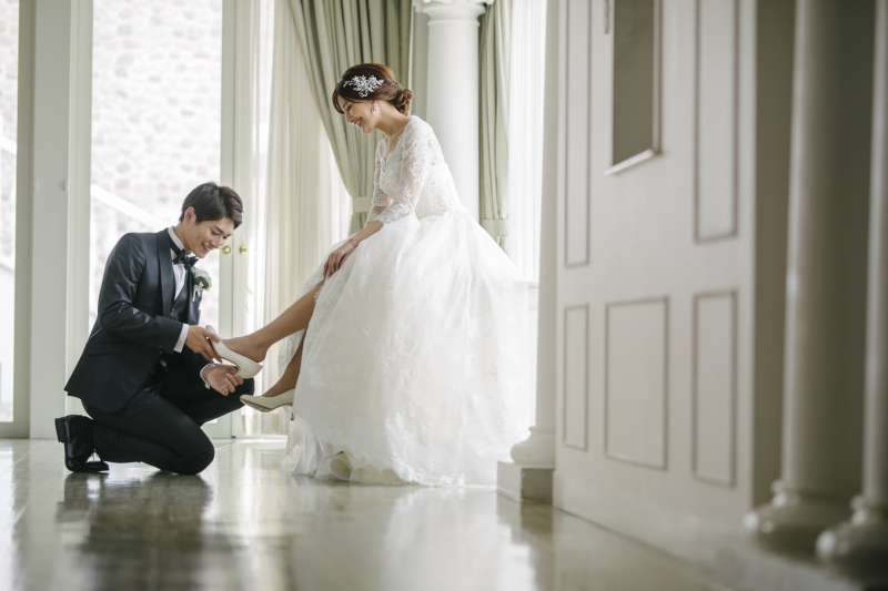 《前撮り限定特典付き》洋装1着/スタジオ◇50カット全データ&ウェルカムボード付き