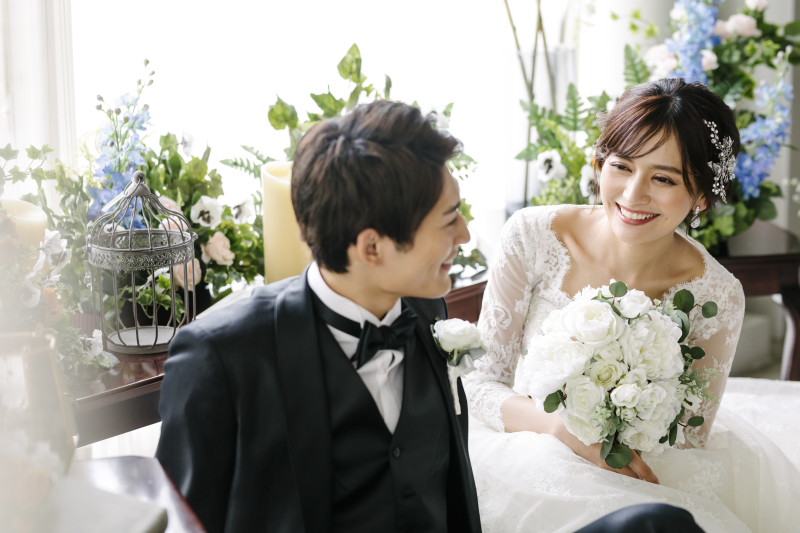 《家族で会食付き》洋装1着/スタジオ◇50カット全データ付き！両家の顔合わせにも◎