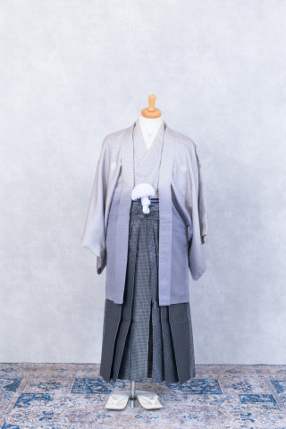 紋付袴(グレー)