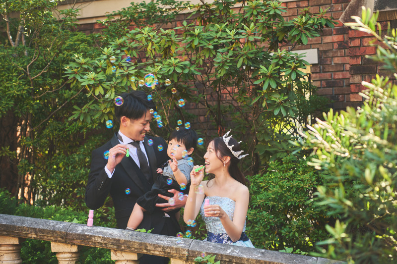 シャボン玉をつかって