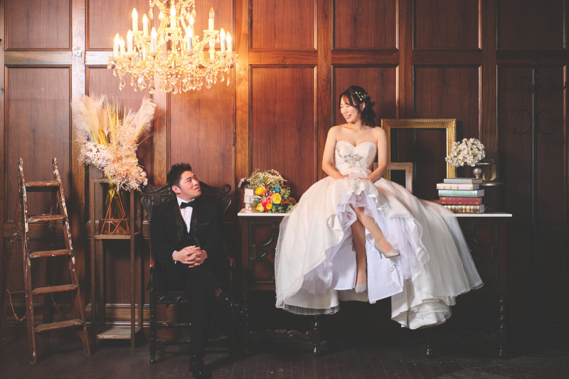 雰囲気のある場所で