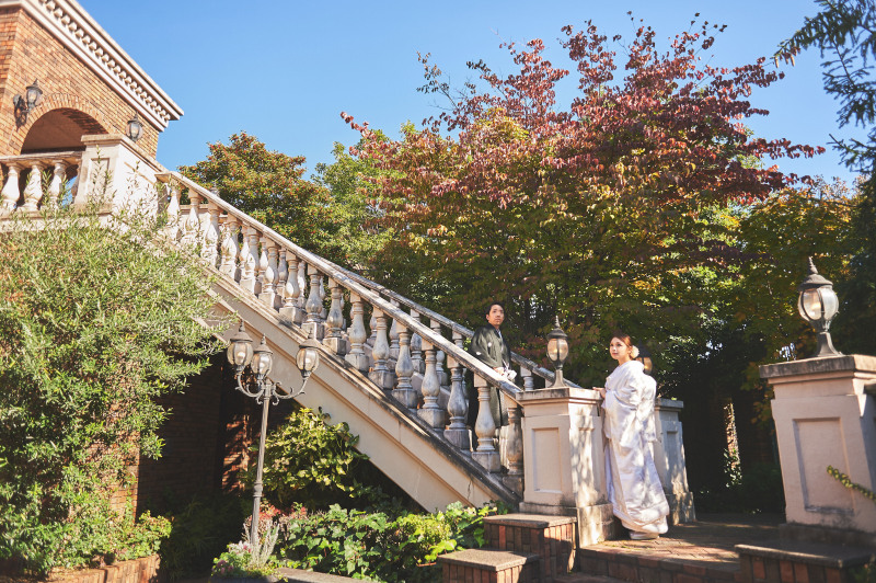 階段に移動して