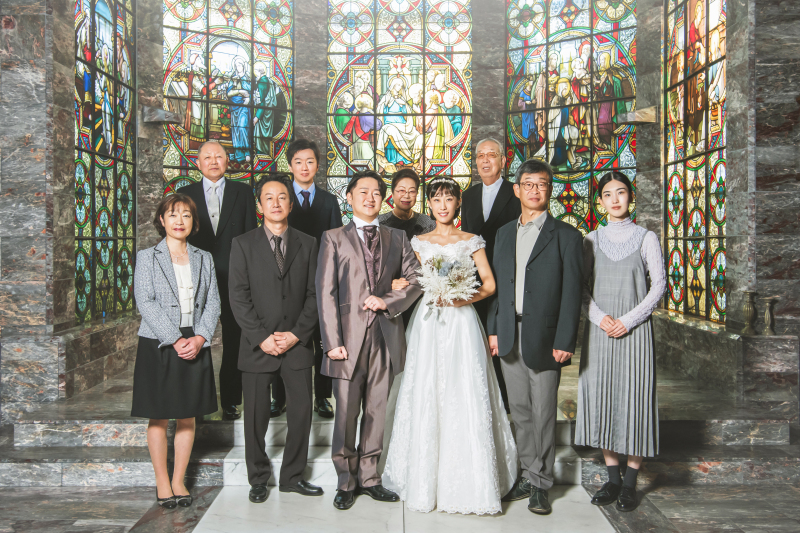 ご家族の皆様でフォトウェディング