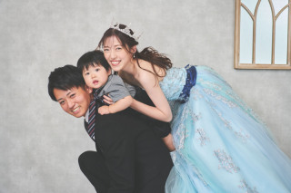 お子様と一緒にフォトウェディング