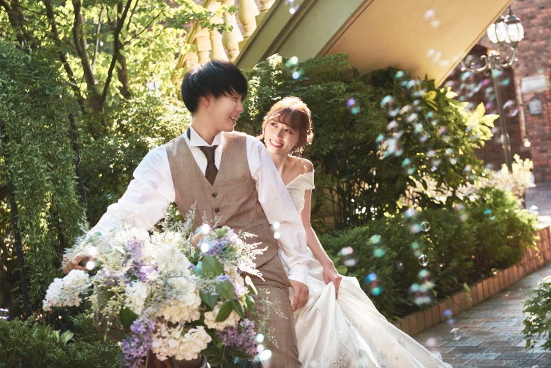 ガーデンでの一枚