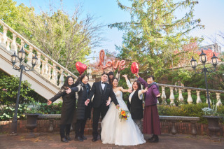 お友達をフォトウェディング