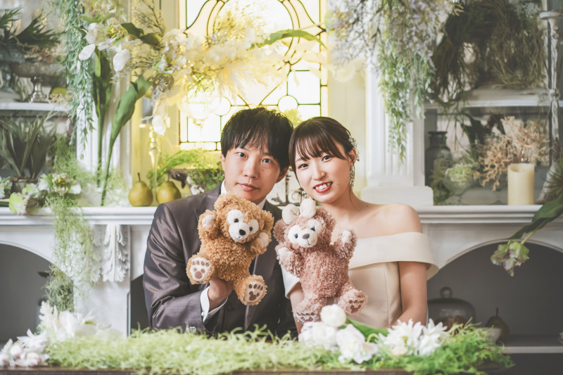 お人形と一緒に