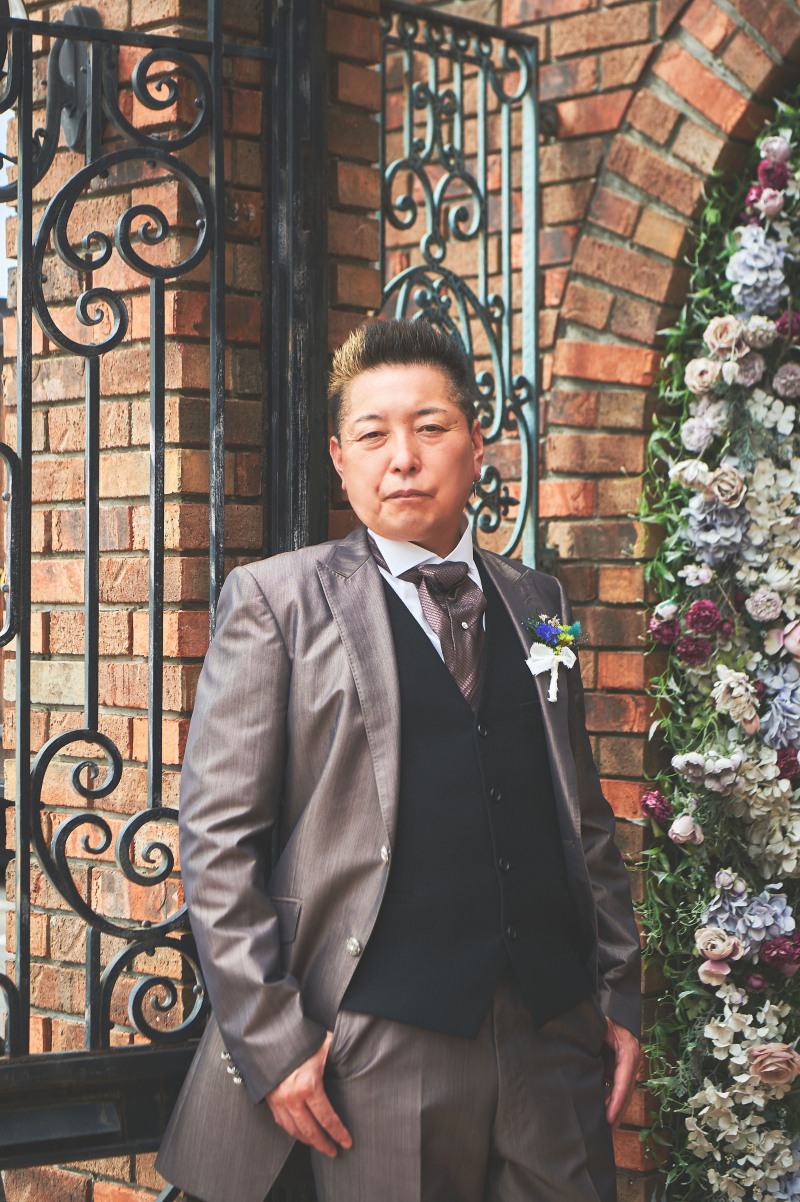 新郎様のワンショット