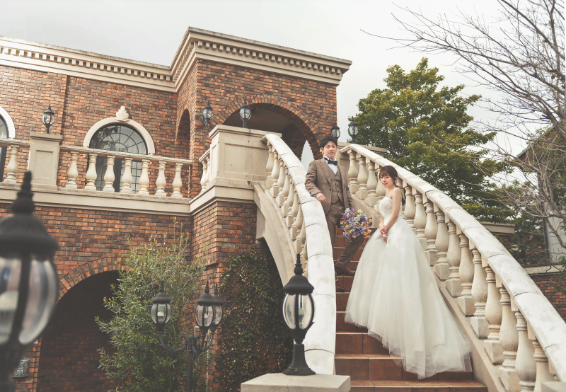 クラシックなレンガ調の会場