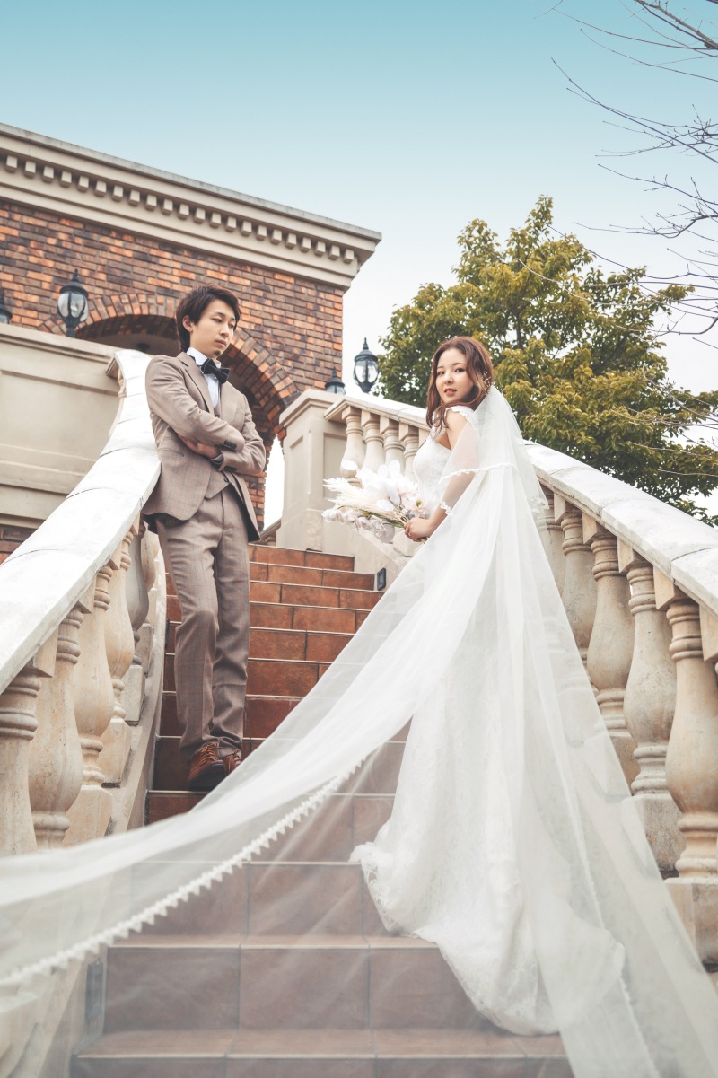 大階段でのドラマチックな一枚♪