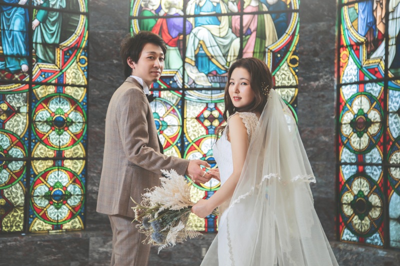 大迫力のチャペルでの撮影♪