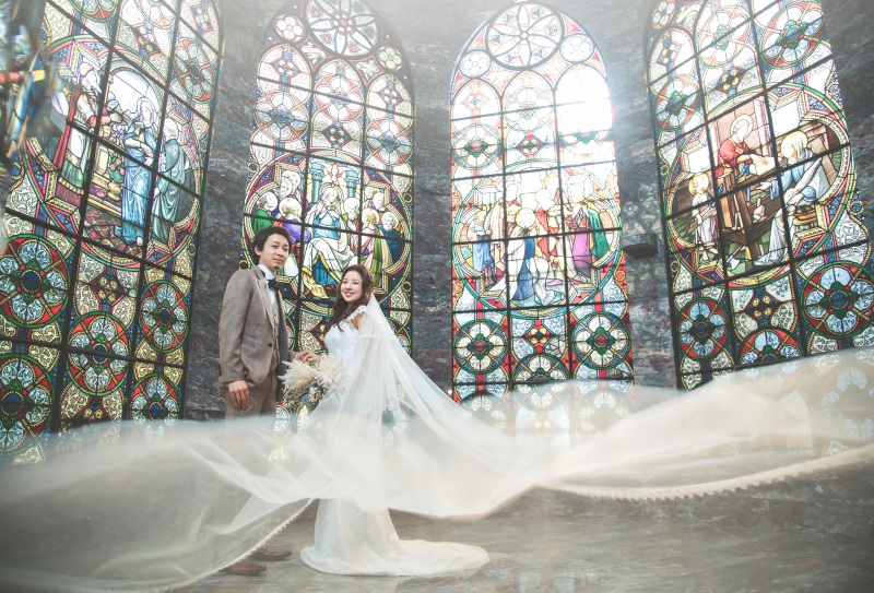 由緒ある教会での撮影