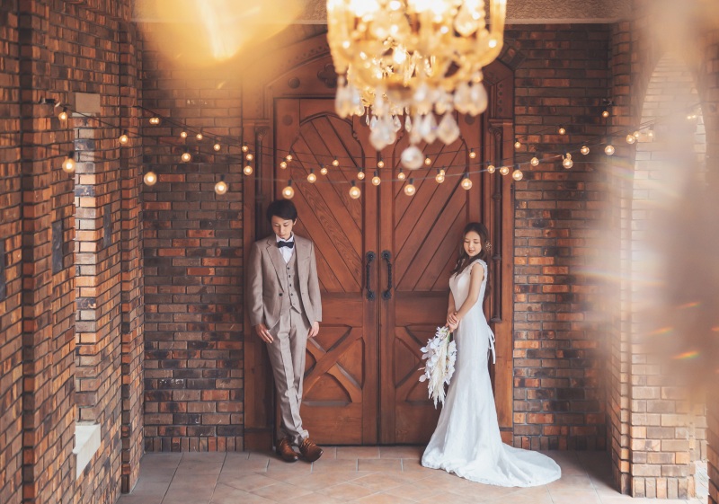 チャペルに続く回廊で