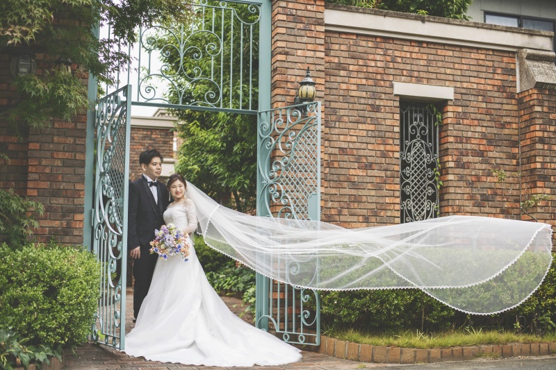 ベールを使った一枚