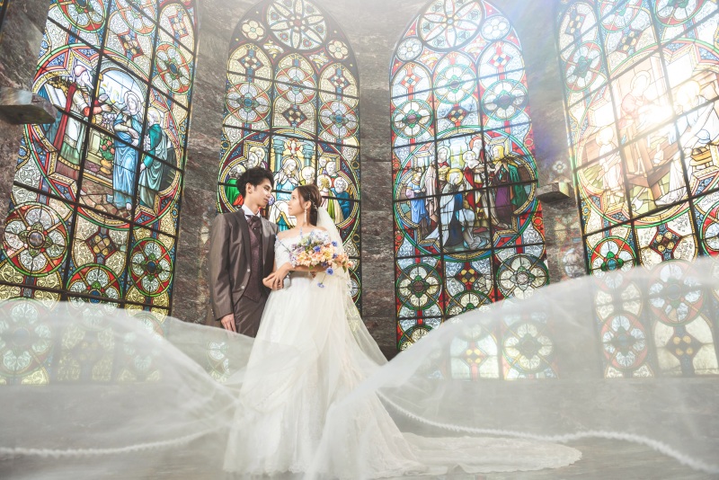 迫力ある大聖堂での一枚